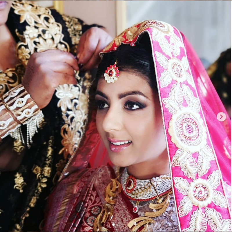 indian brides makeup